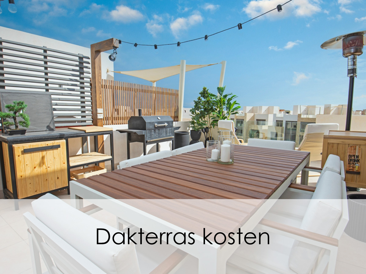 Dakterras kosten