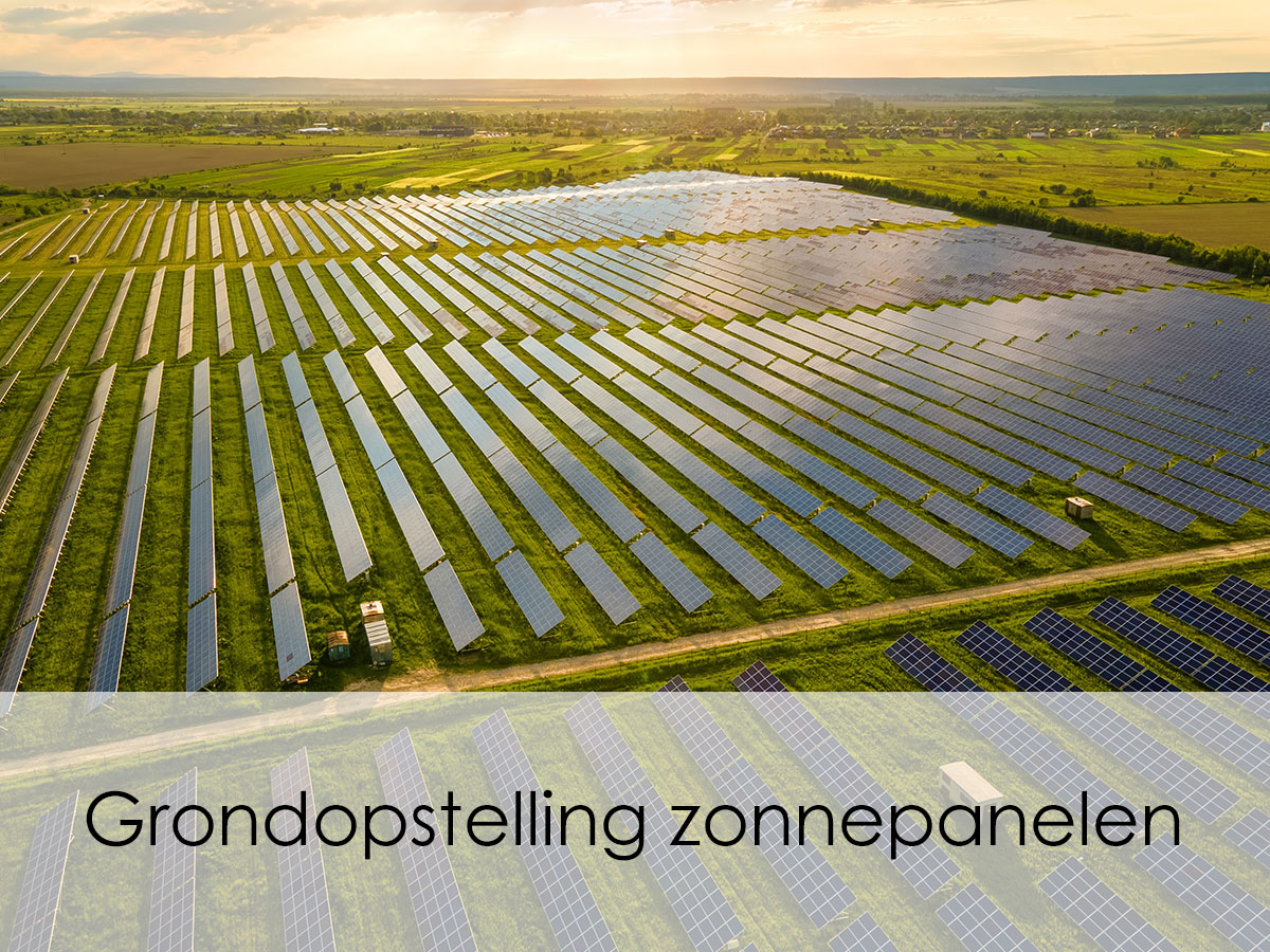 Grondopstelling zonnepanelen