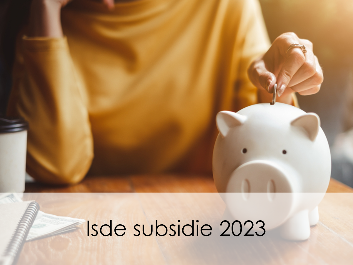 Isde subsidie 2023