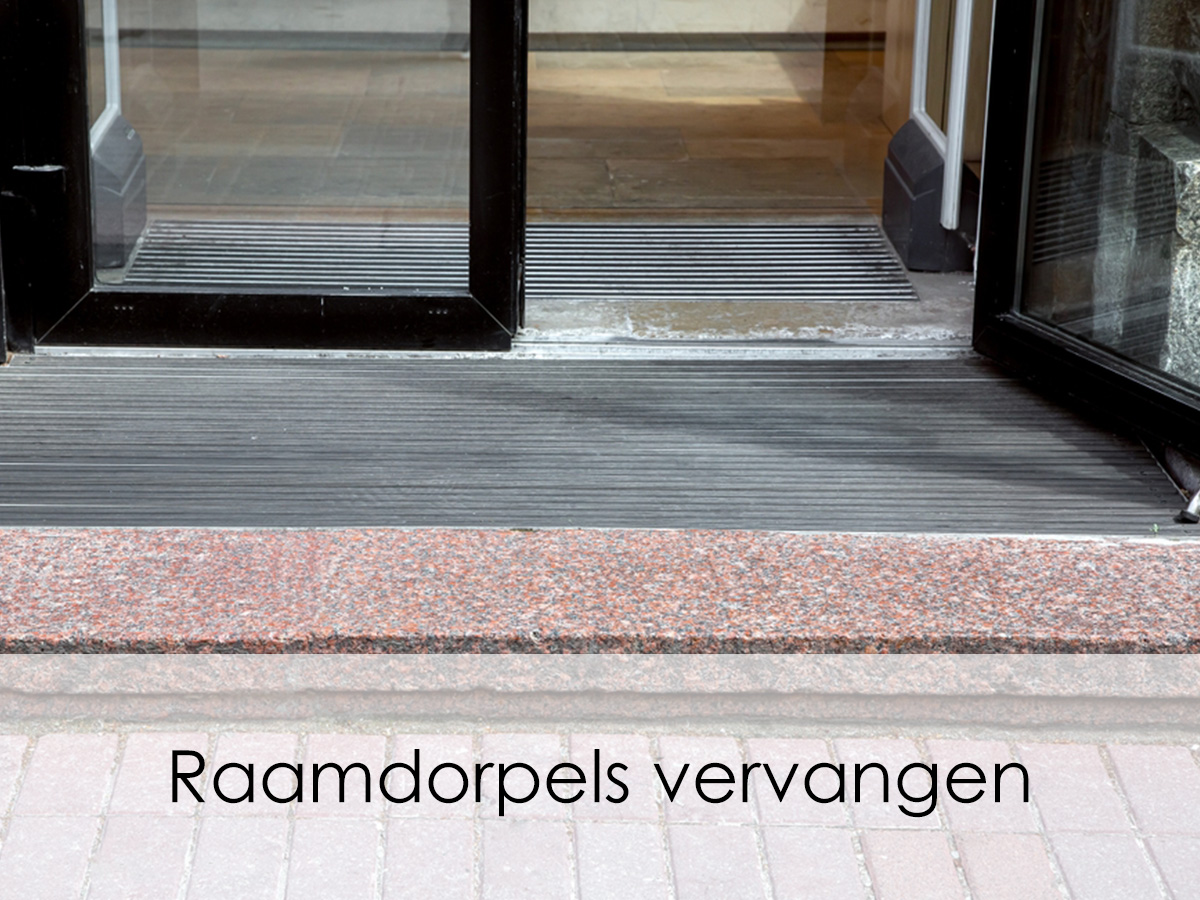 Raamdorpels vervangen