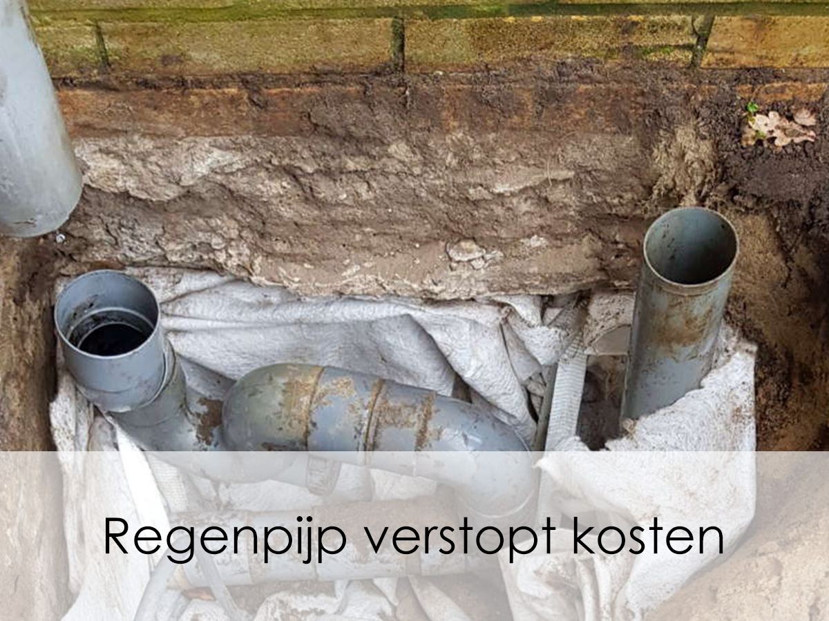 Regenpijp verstopt kosten