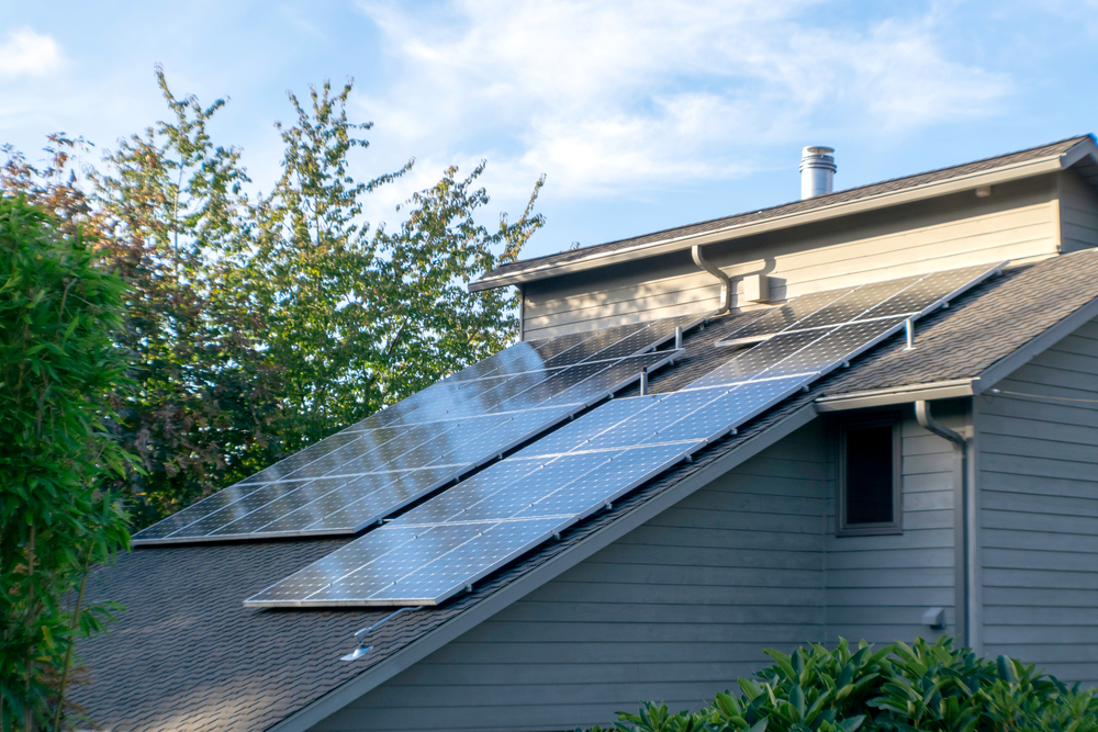 Schuin dak zonnepanelen