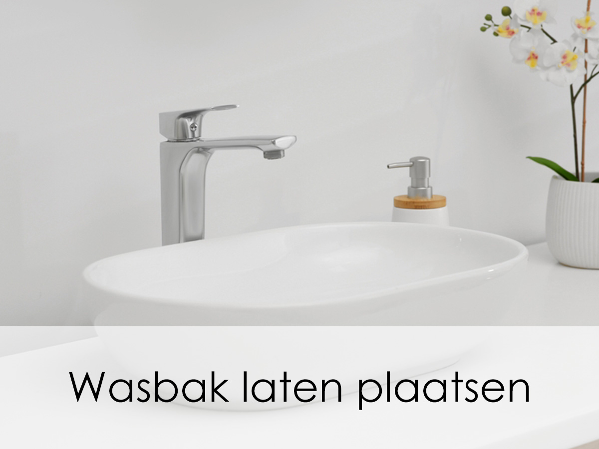 Wasbak laten plaatsen