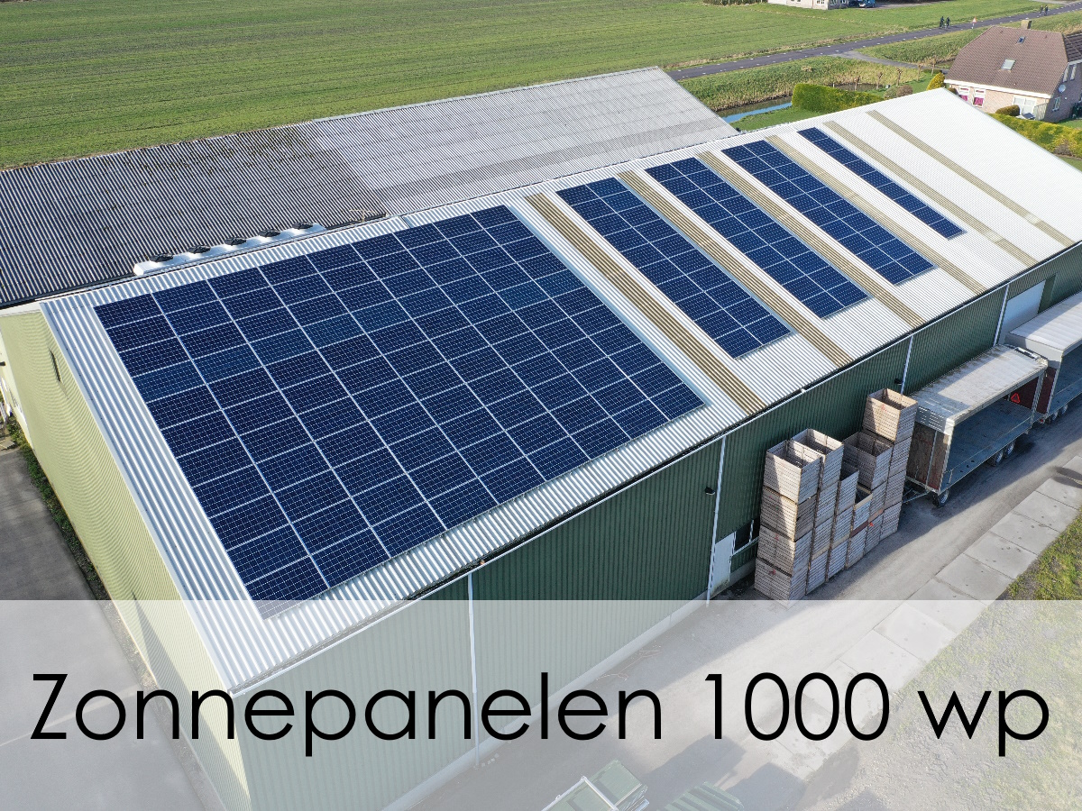 Zonnepanelen 1000 wp