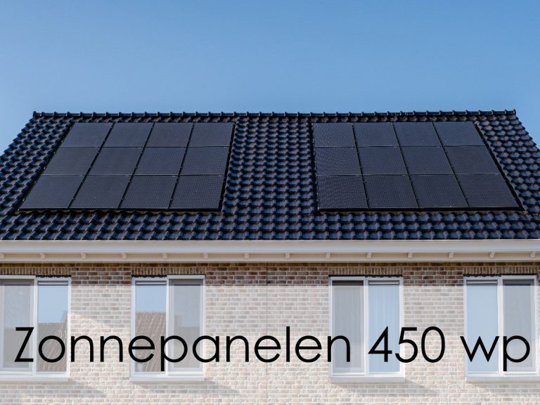 Zonnepanelen 450 Wp Hoog piekvermogen, hogere energieefficiëntie
