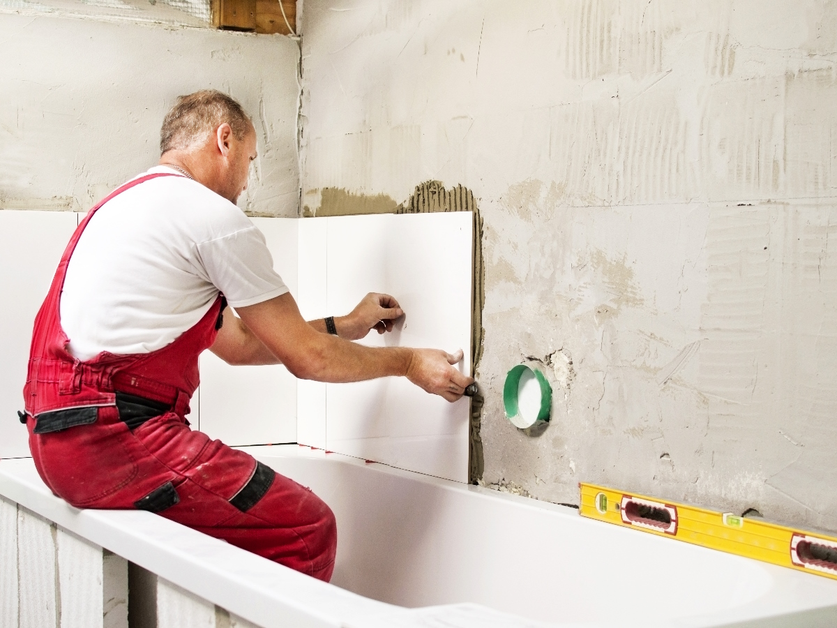 nieuwe badkamer na slopen