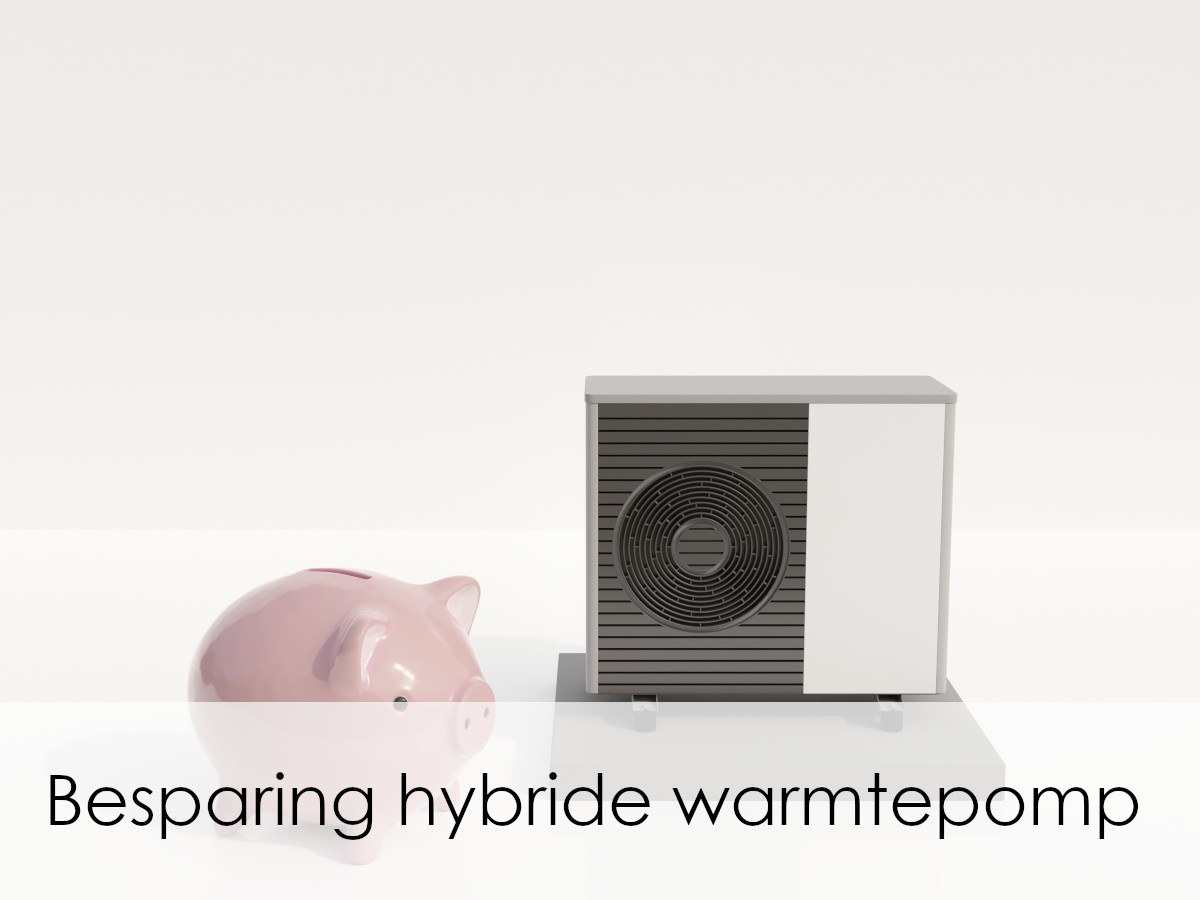 besparing van de hybride warmtepomp