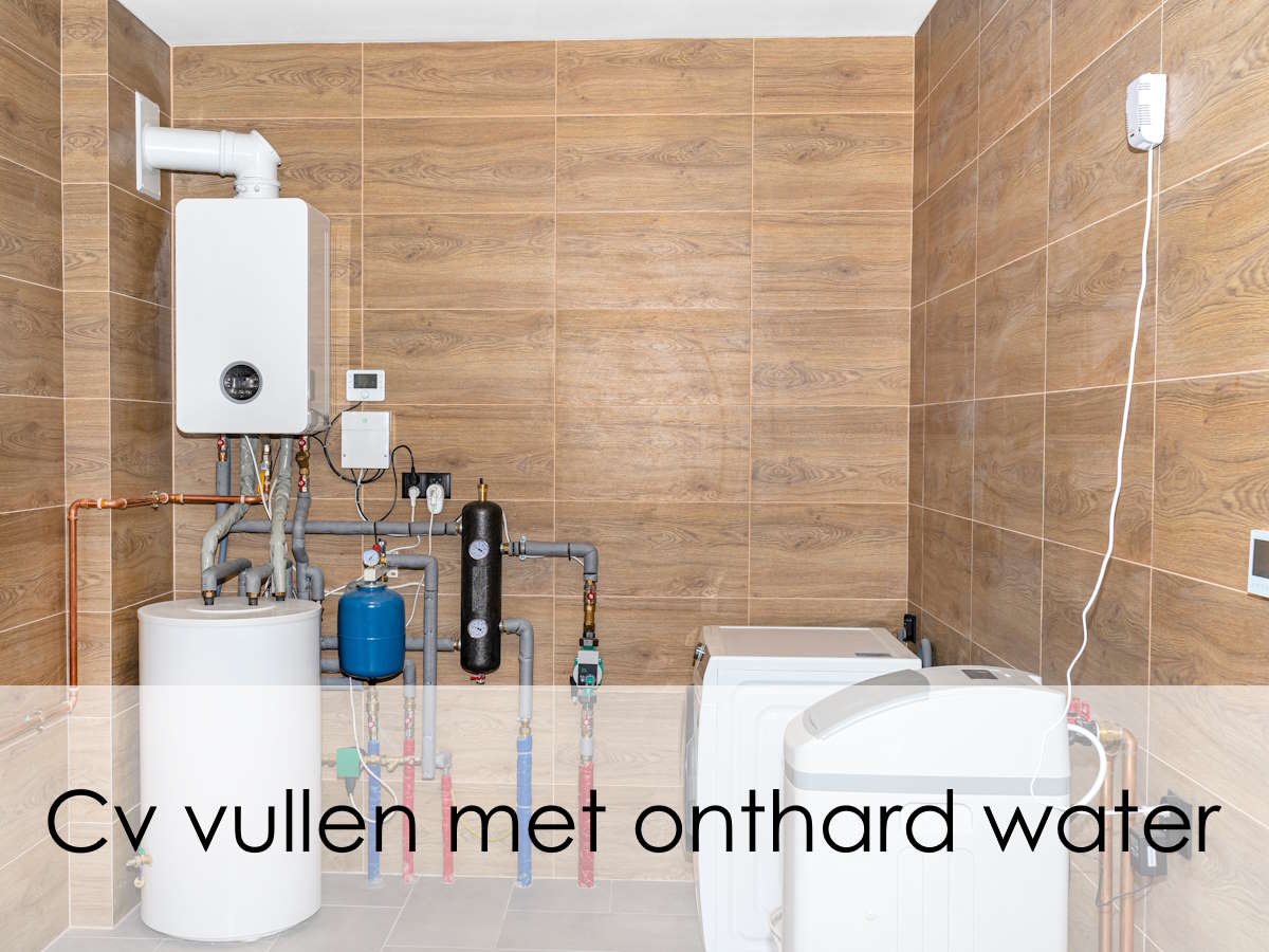 cv vullen met onthard water