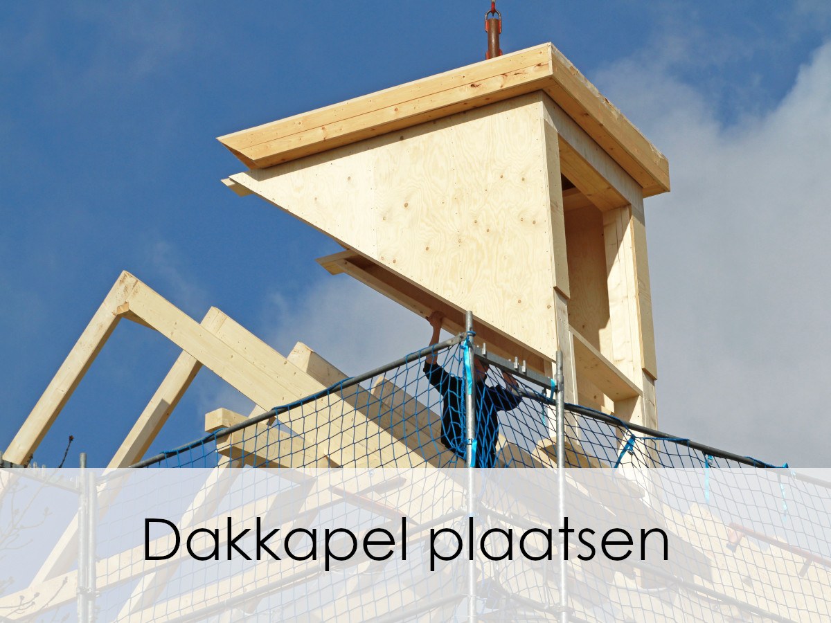 het plaatsen van een prefab dakkapel