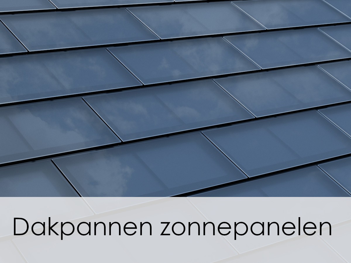 dakpannen met zonnepanelen