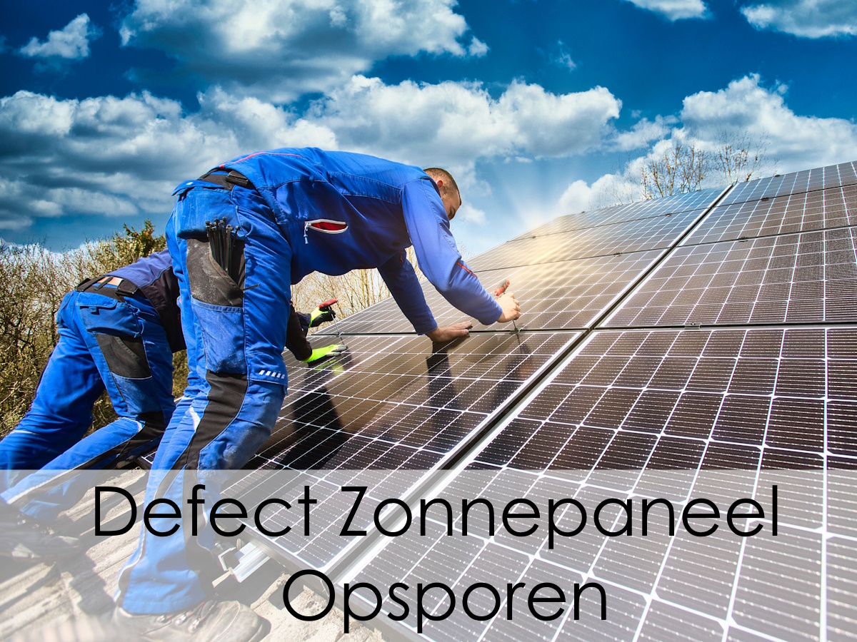 defecte zonnepanelen opsporen