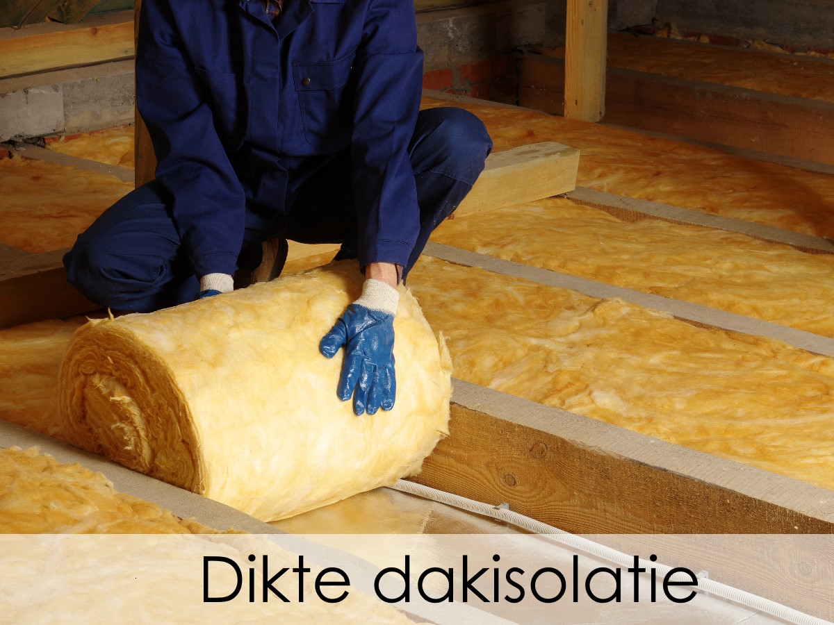 dikte dakisolatie