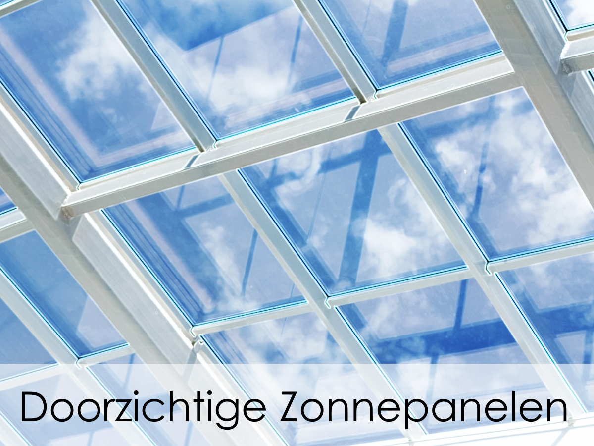 doorzichtige zonnepanelen