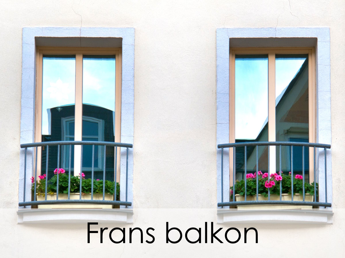 wat is een frans balkon