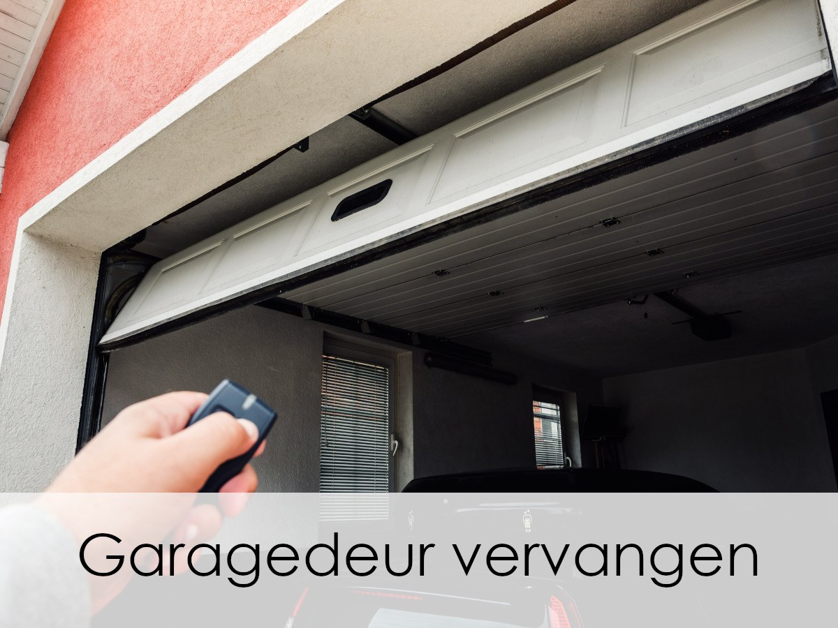 nieuwe garagedeur na vervangen