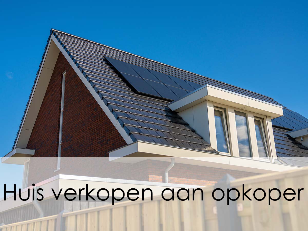 huis verkopen aan opkoper