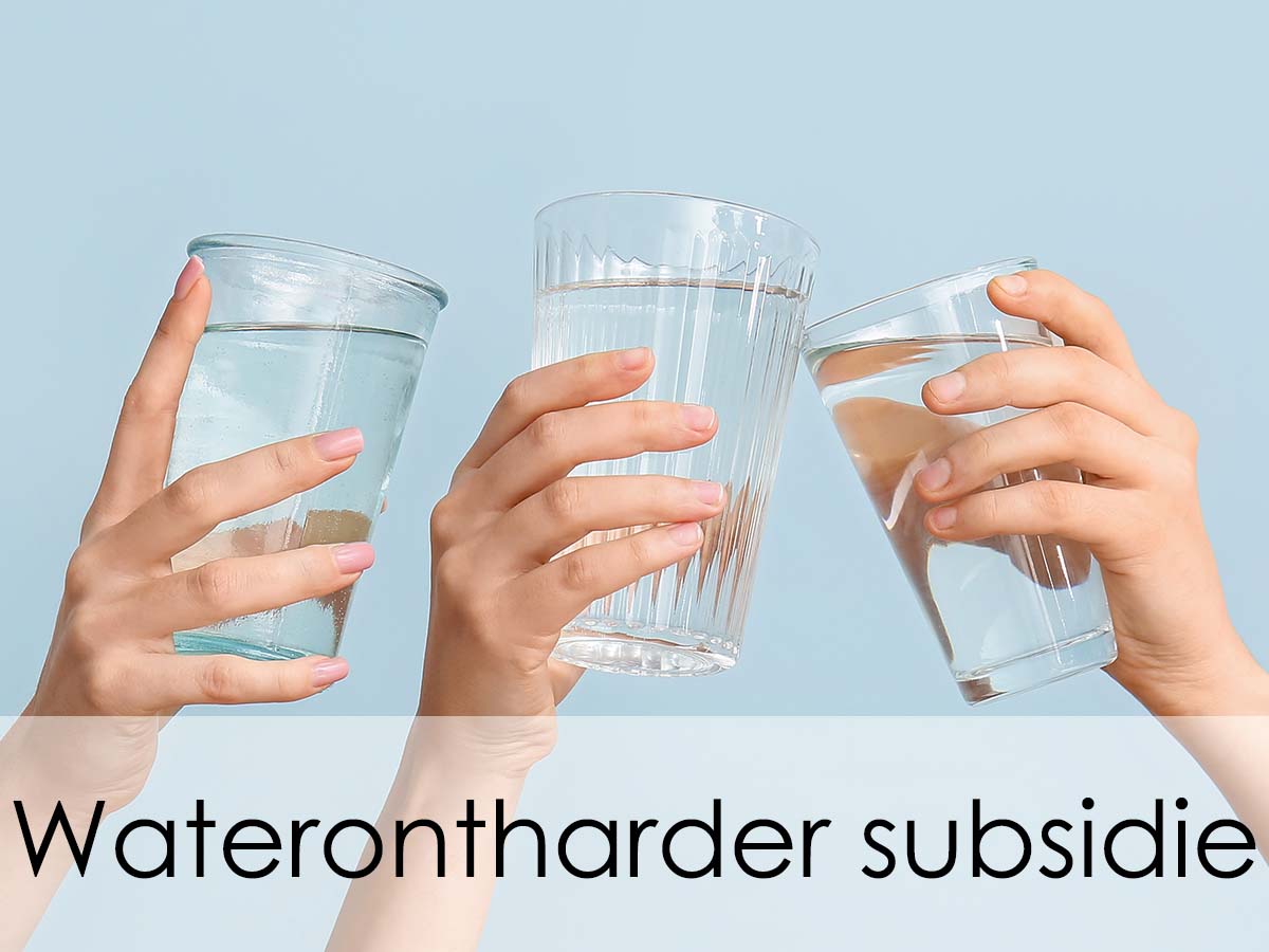 Premie of subsidie waterontharder: is dat wel mogelijk?