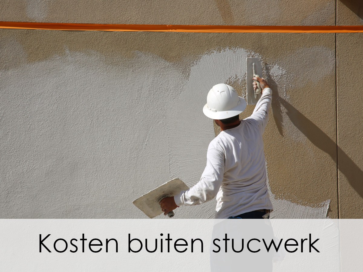 kosten buiten stucwerk uitbesteden