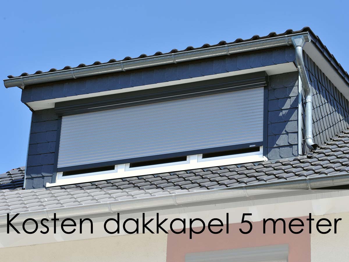 kosten dakkapel 5 meter