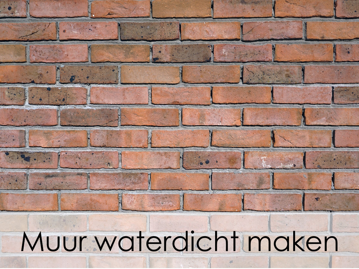 muur waterdicht maken