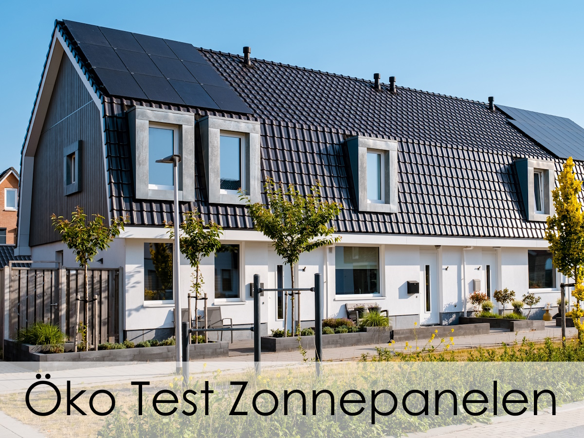 öko test zonnepanelen