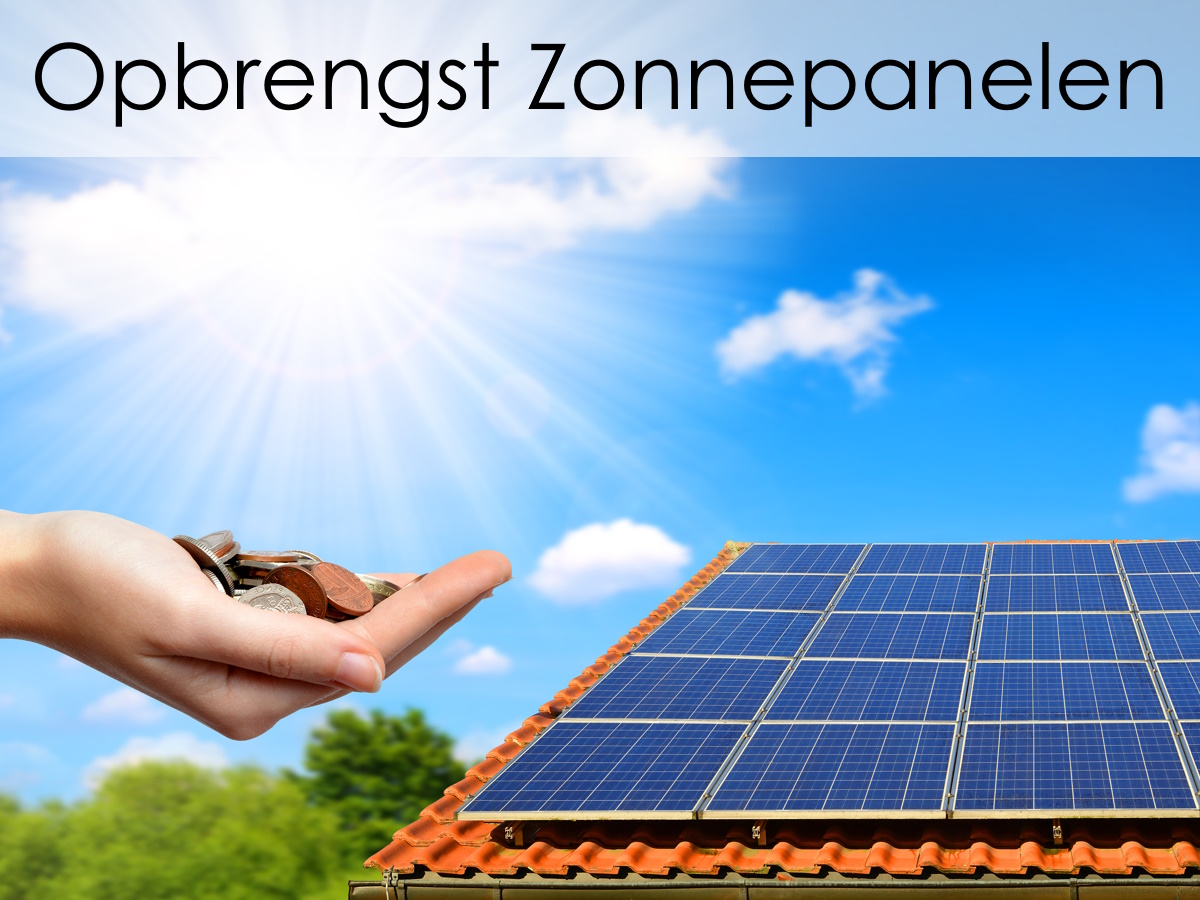 opbrengst zonnepanelen