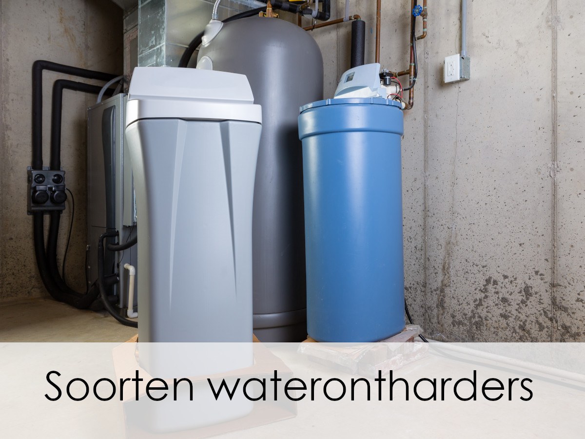 twee verschillende waterontharders soorten