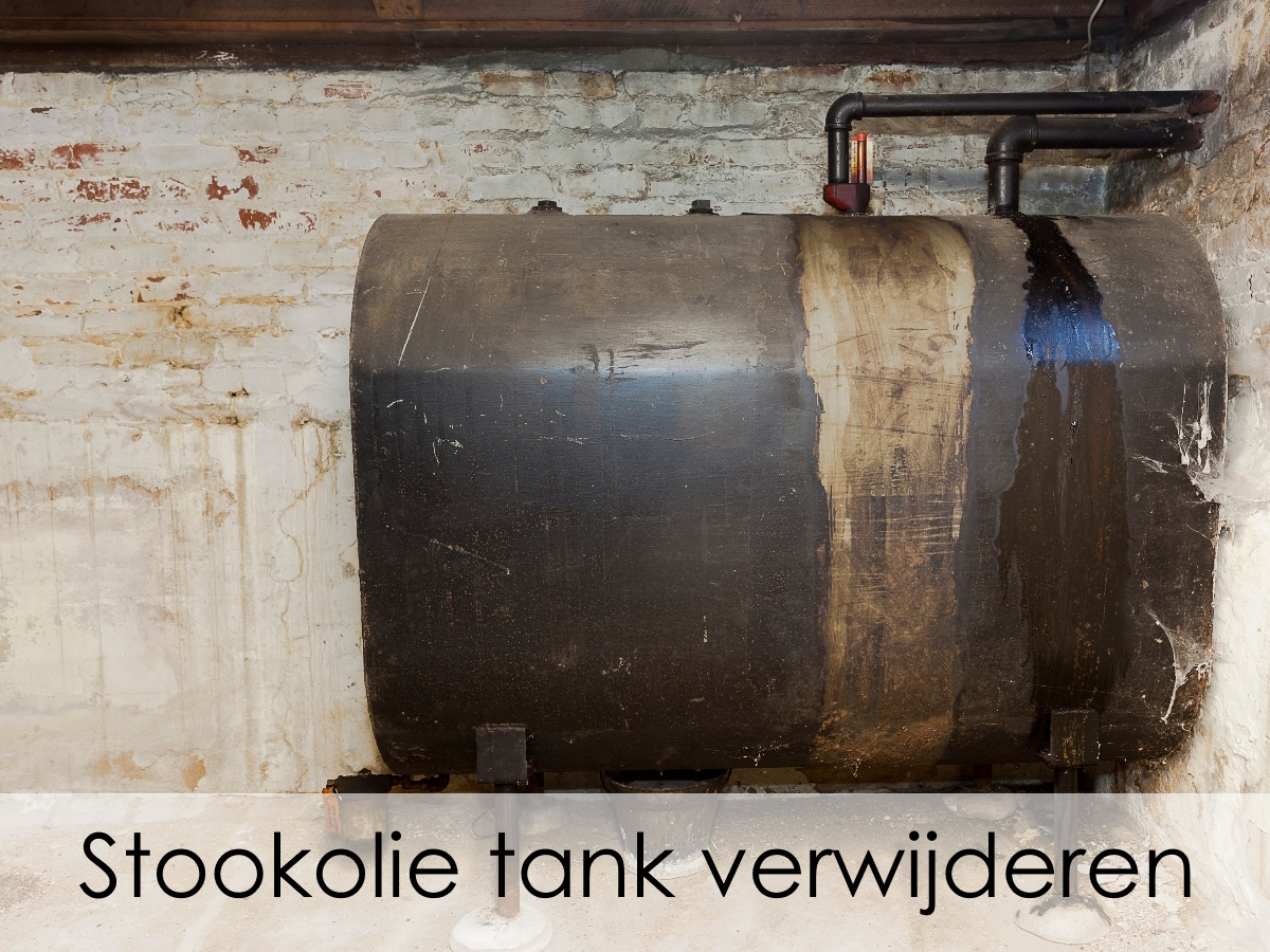 stookolie tank verwijderen