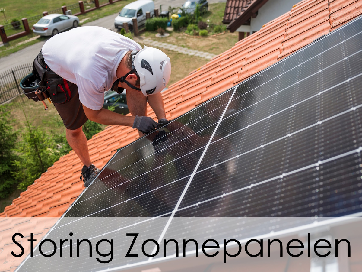 storing zonnepanelen