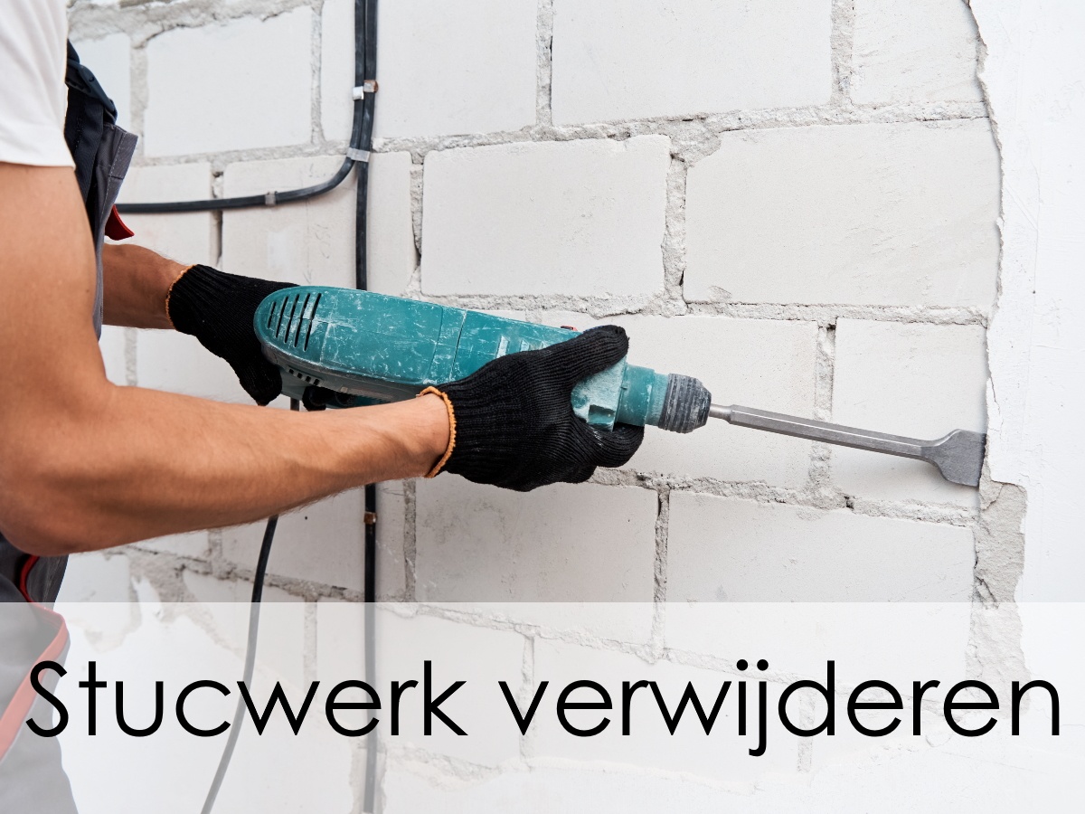 Stucwerk verwijderen