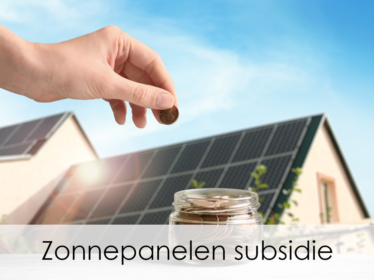 subsidie potje voor zonnepanelen