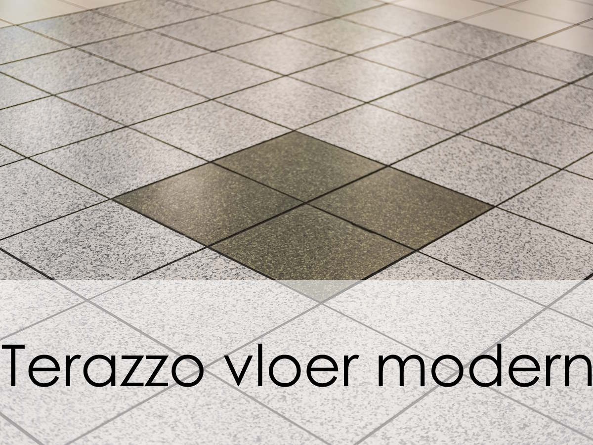 terrazzo vloer modern