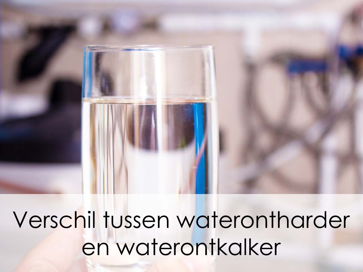 verschil tussen waterontharder en waterontkalker