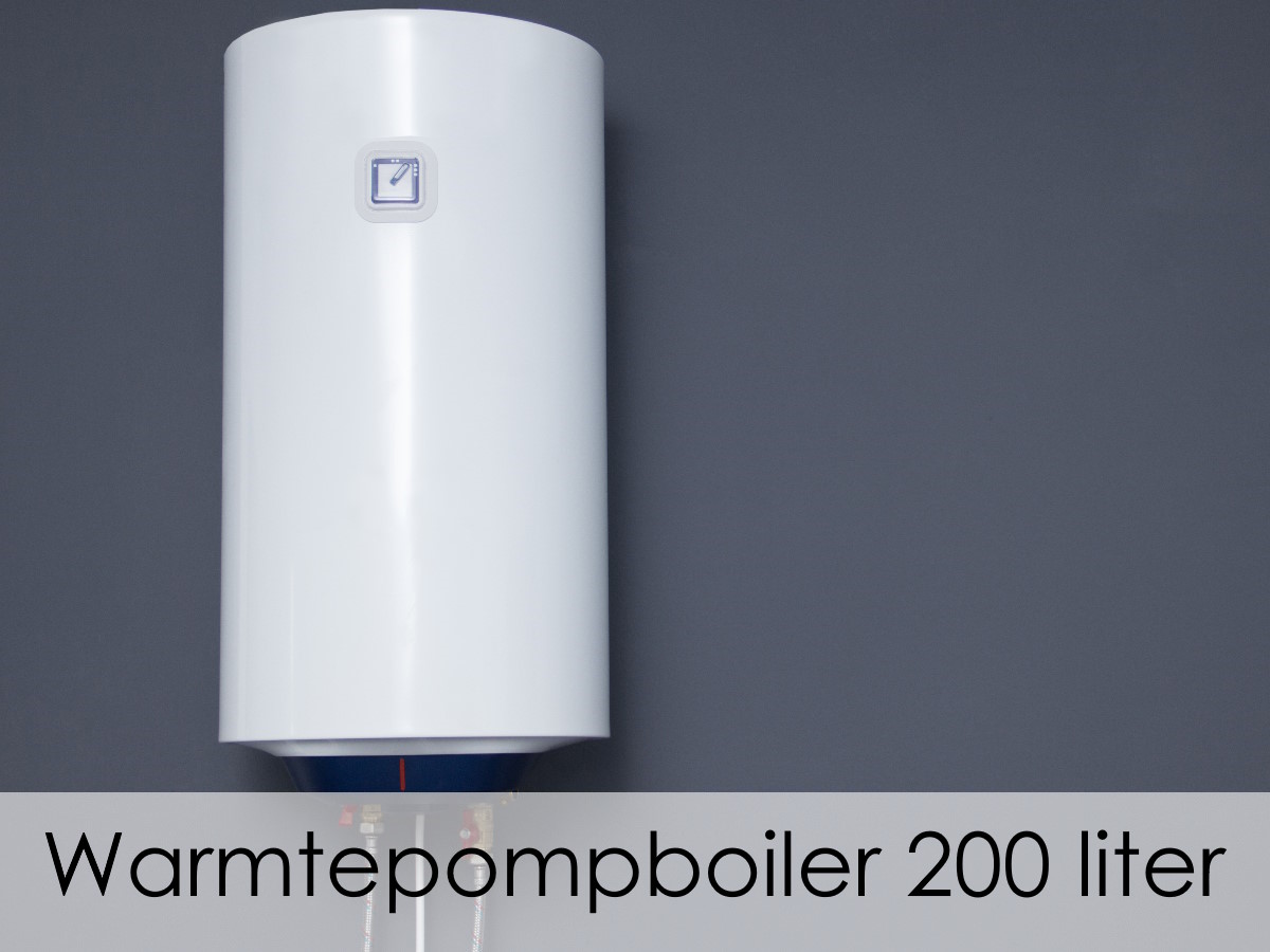 warmtepompboiler 200 liter 