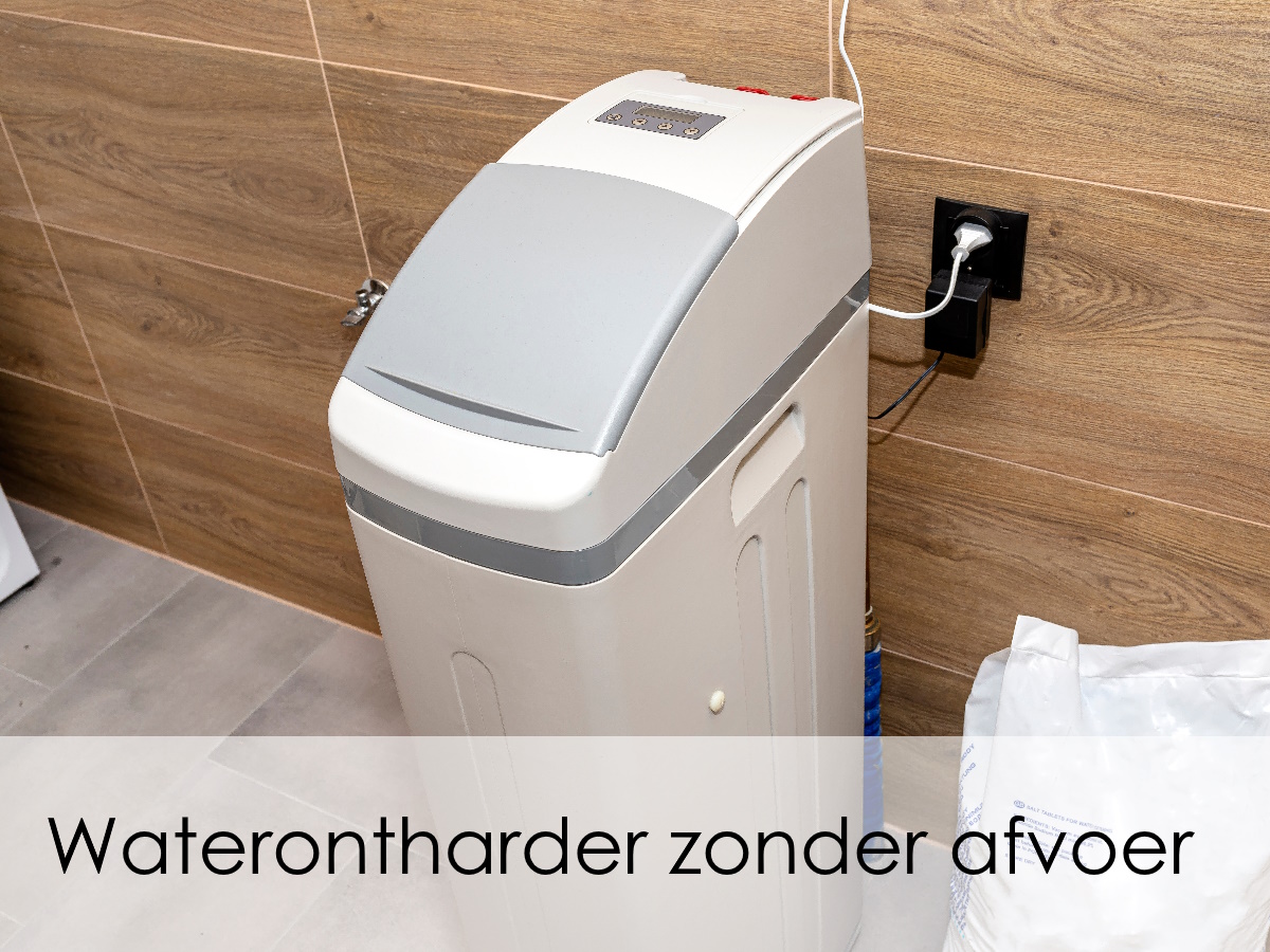 waterontharder zonder afvoer