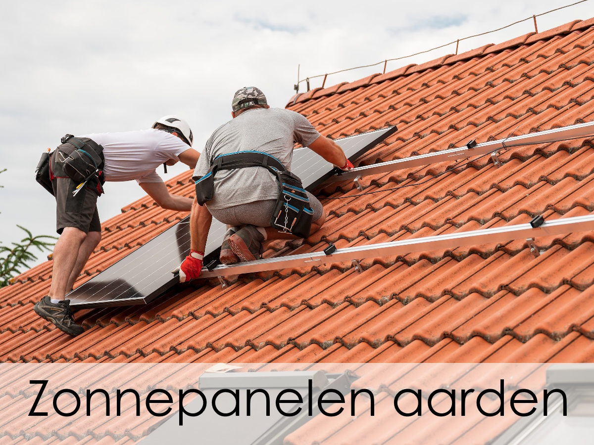 Het aarden van zonnepanelen