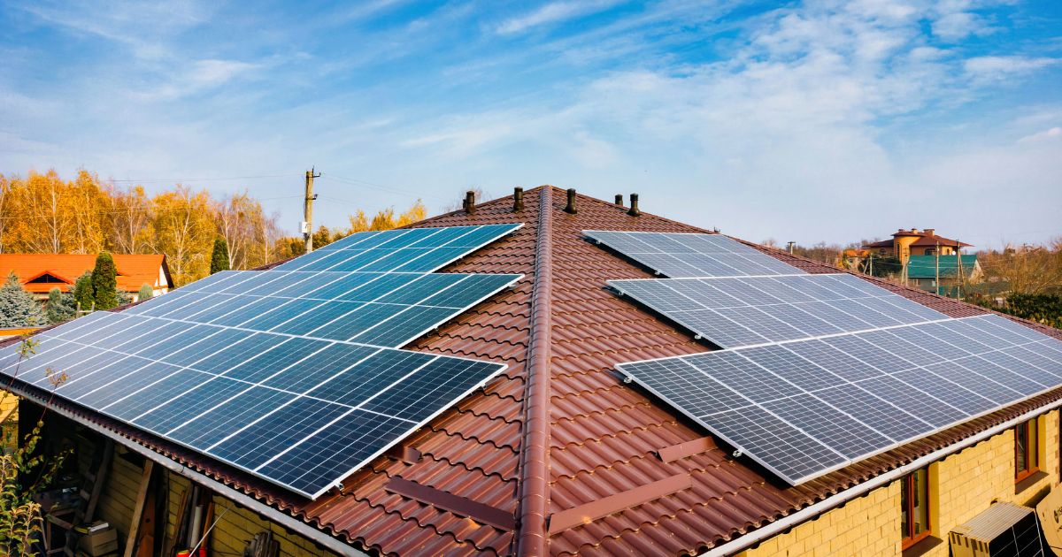 Zonnepanelen op dak woning