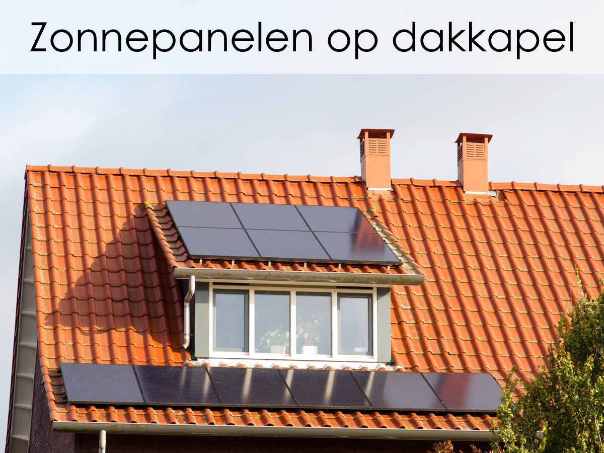 zonnepanelen op dakkapel