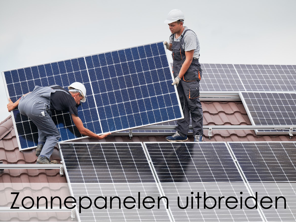 Zonnepanelen uitbreiden