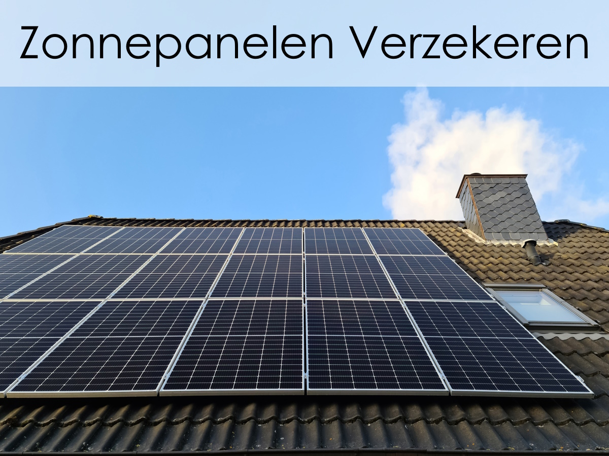 zonnepanelen verzekeren