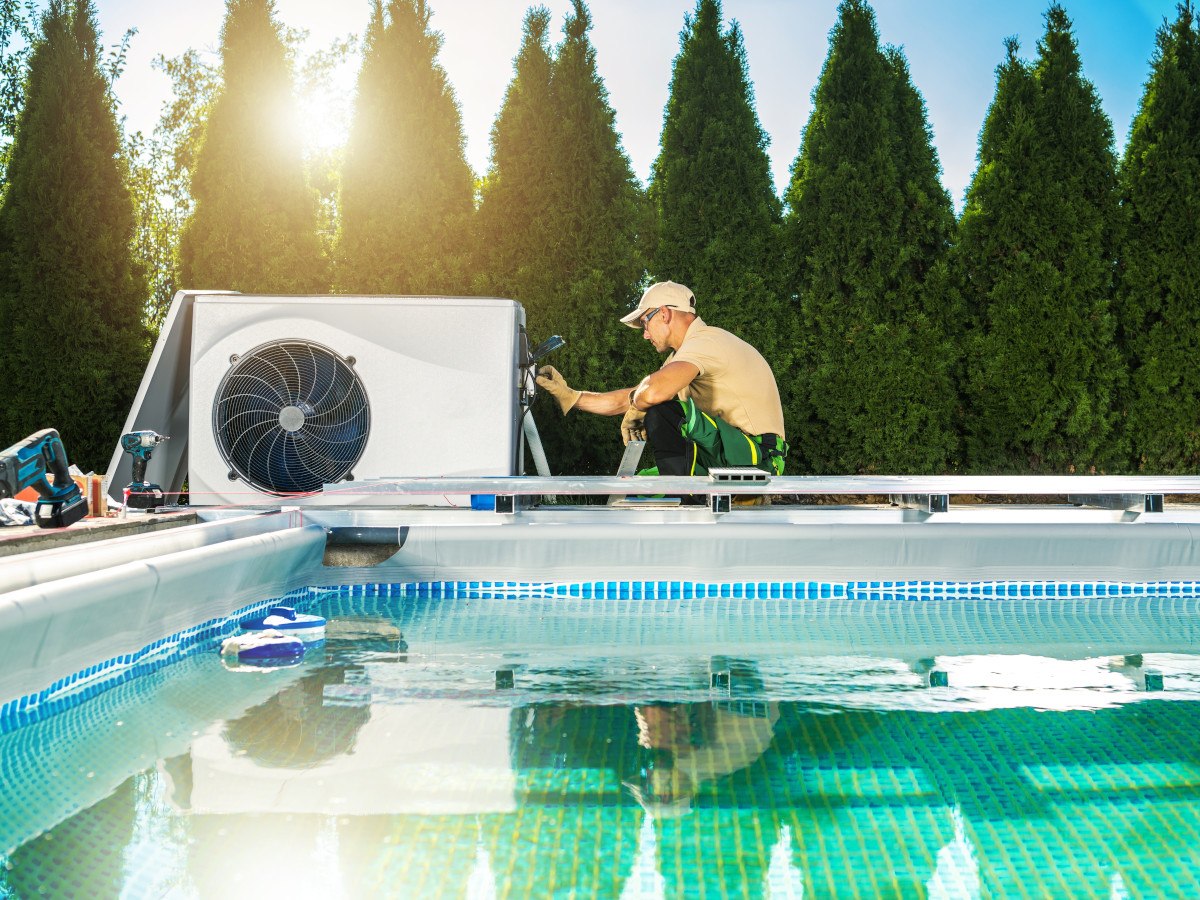 warmtepomp bij zwembad